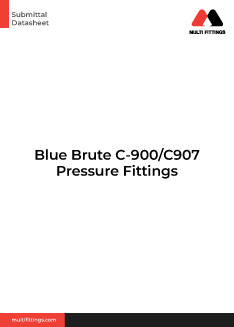 Blue Brute C-900/C907 Pressure Fittings Transition Gasket (CIOD to IPS)