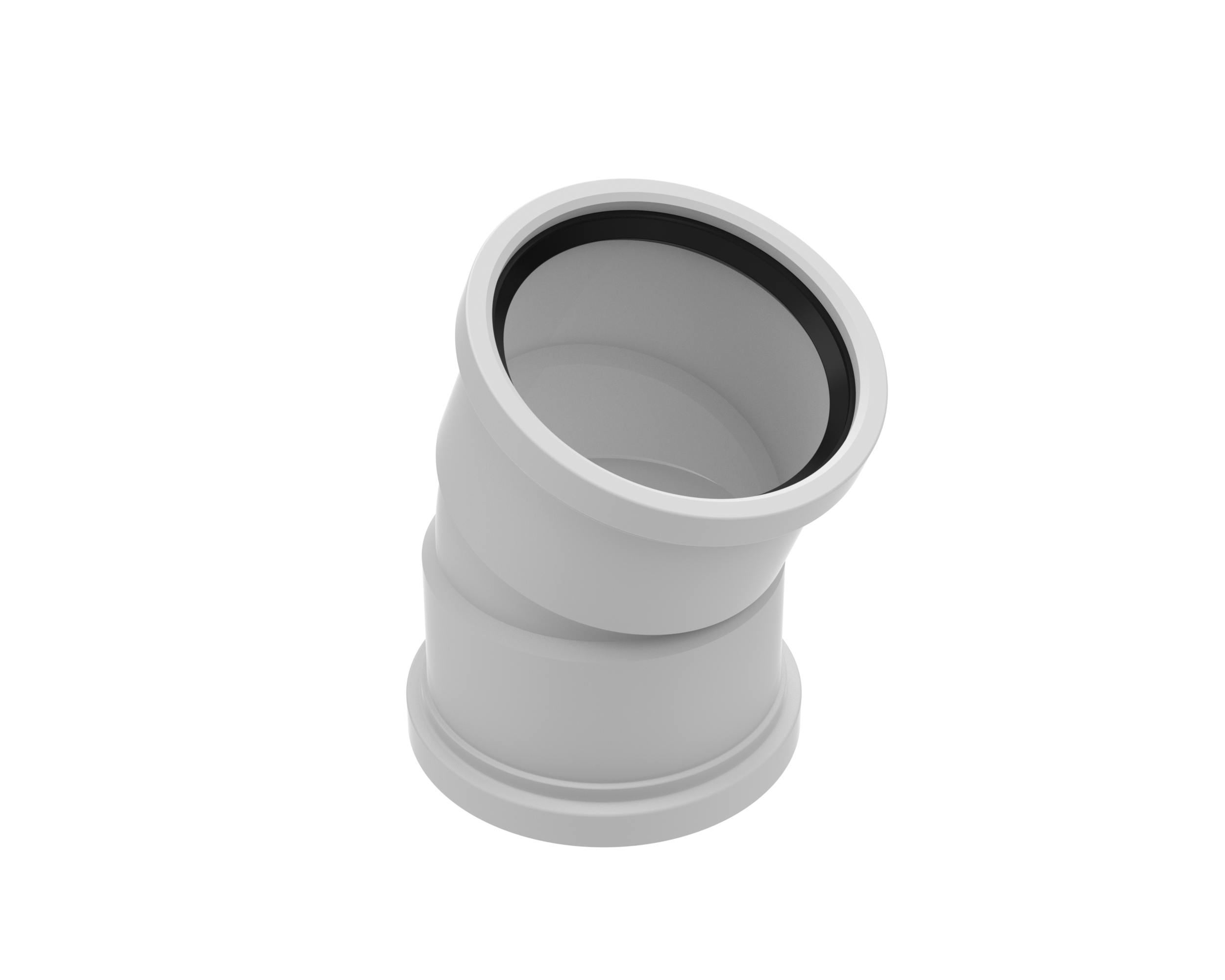 SDR 26 Extended Elbow on White Background