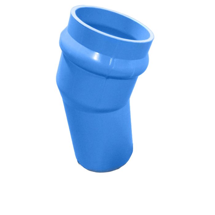 DR18 CIOD Non Pressure Sewer Fittings 22½° Elbow on a white background