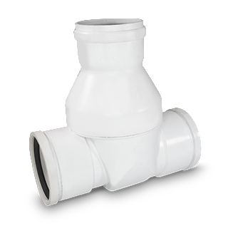 SDR35 Backwater Valve on a white background