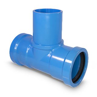Blue Brute C-900/C907 Pressure Fittings Hydrant Tee (BxBxSP) on white background