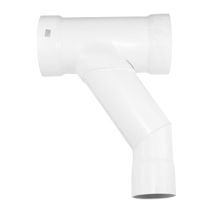 PVC DWV Fittings Combo Wye (HxHxH) on white background