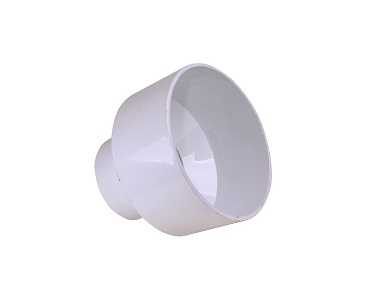 Solvent Weld SDR35 Sewer Fittings Increaser Coupling (HxH) on white background