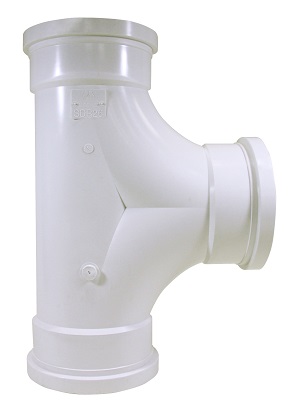 Trench Tough Plus Gasketed SDR26 Heavy Wall Sewer Fittings 2 Way Cleanout (GxGxG)
